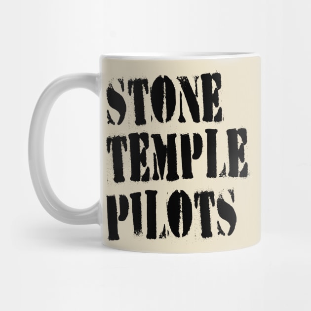 stone temple pilots black text by red circle